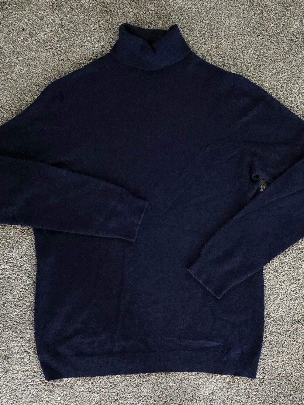 Marc Anthony Pure Cashmere Navy Turtleneck Sweater XLT